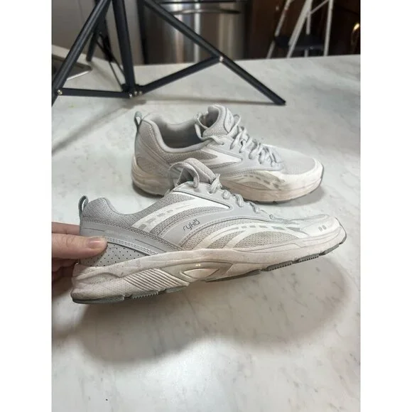 Ryka Sky Walk 2 Women's Running Sneaker Shoes Pale Gray & White Size 8.5M - Picture 5 of 7